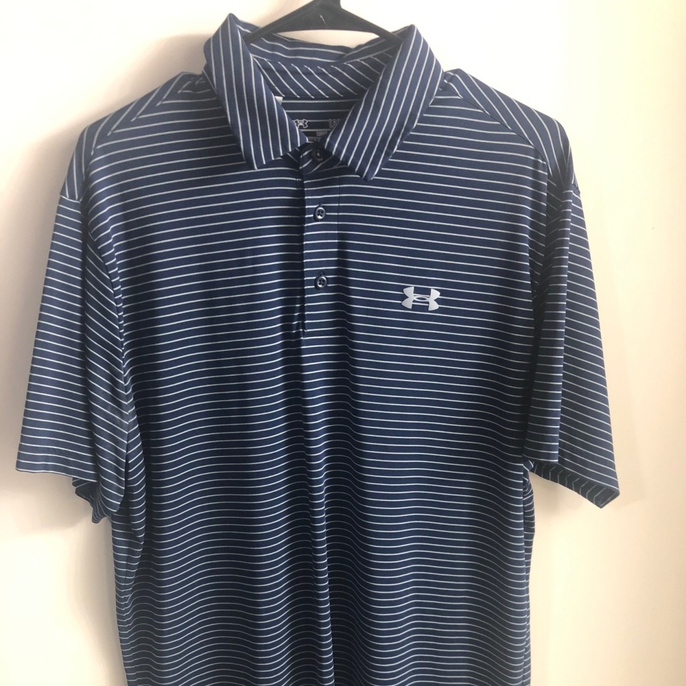 Under Armour Golf Polo- Navy - men’s size L